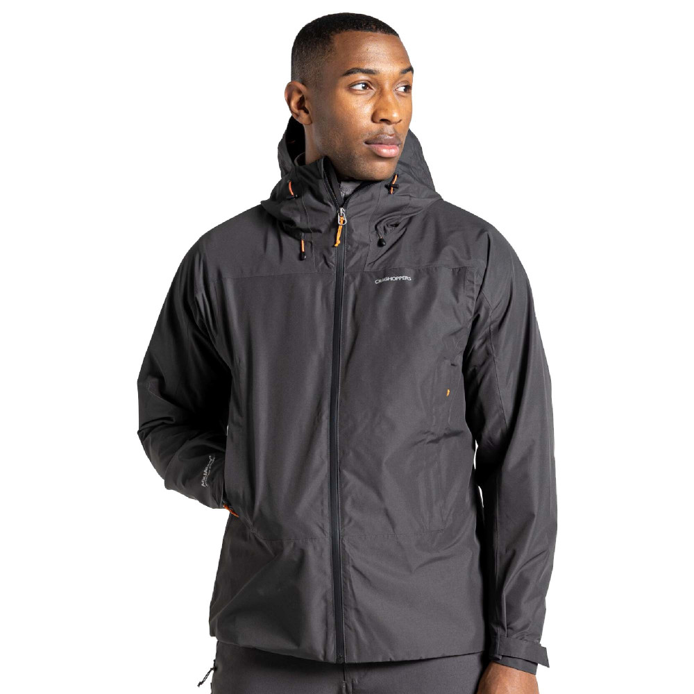 Craghoppers Mens Creevey Waterproof Breathable Hooded Jacket S - Chest 38’ (97cm)