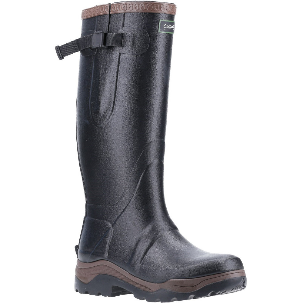 Cotswold Mens Compass Neoprene Slip Resistant Rubber Wellington Boots UK Size 9 (EU 43, US 10)