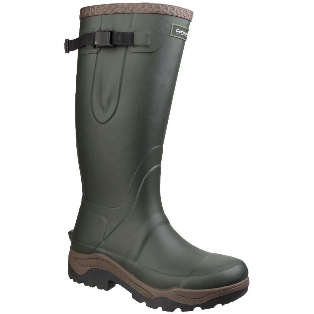 Cotswold Mens Compass Neoprene Slip Resistant Rubber Wellington Boots UK Size 8 (EU 42, US 9)