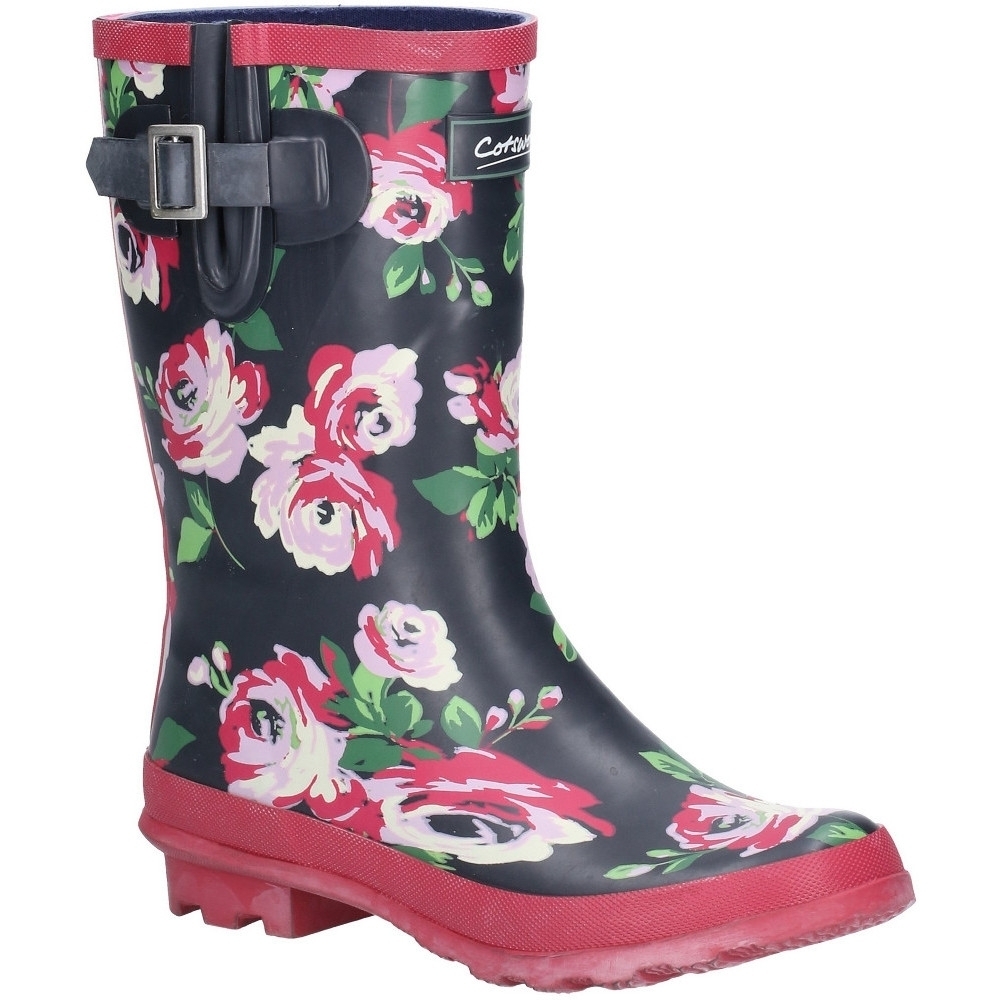 Cotswold Womens Paxford Mid Height Printed Wellington Boots UK Size 7 (EU 40)