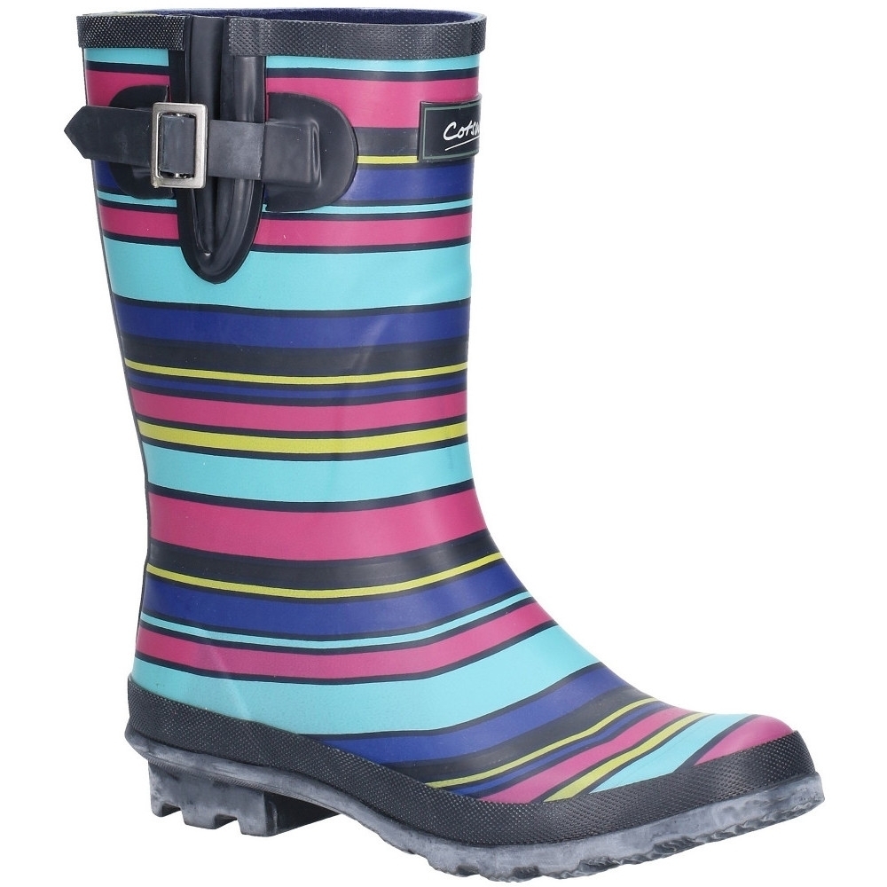 Cotswold Womens Paxford Mid Height Printed Wellington Boots UK Size 4 (EU 37)