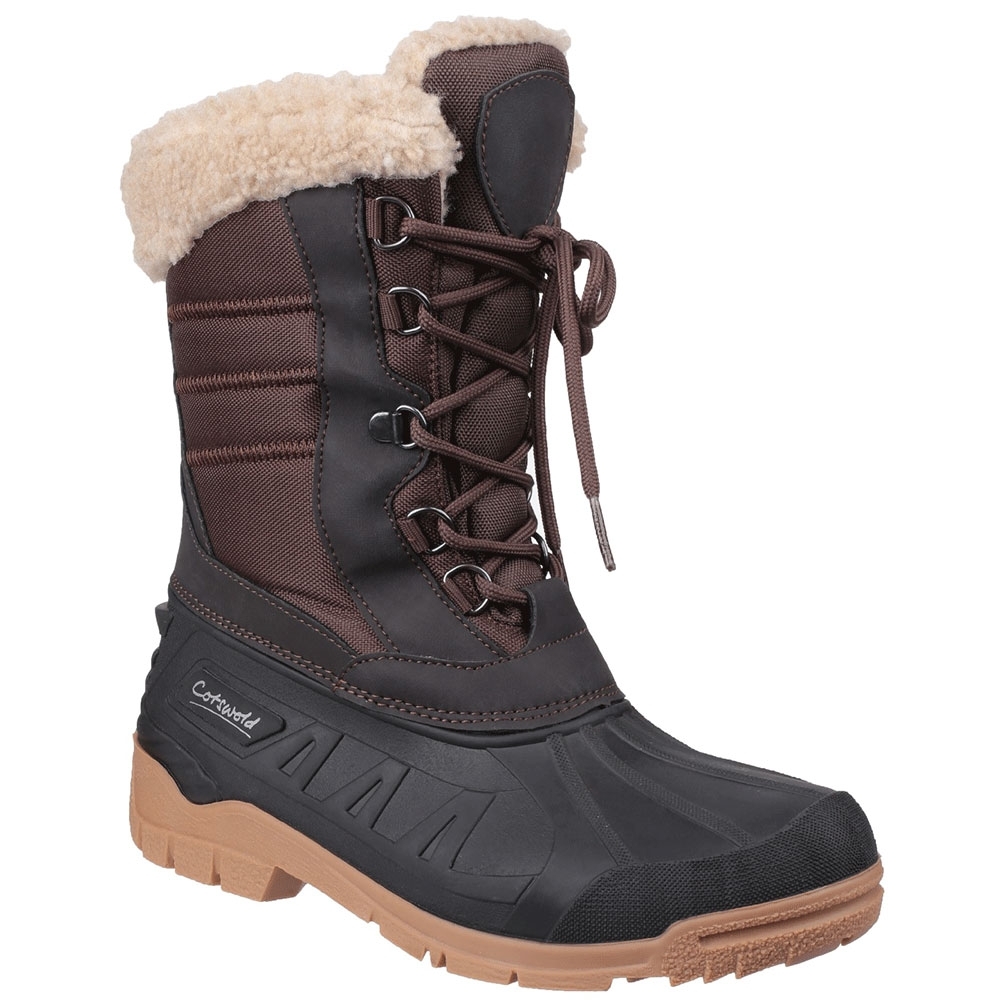 Cotswold Womens Coset Waterproof Fleece Lined Snow Boots UK Size 5 (EU 38)