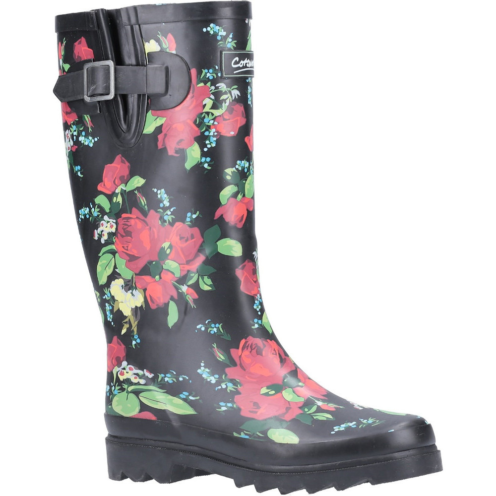 Cotswold Womens Blossom Slip On Matte Wellington Boots UK Size 3 (EU 36)