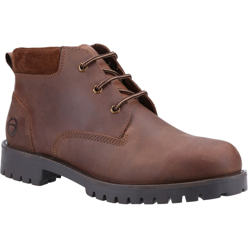 Cotswold Mens Banbury Lace Up Leather Waterproof Boots UK Size 12 (EU 46)