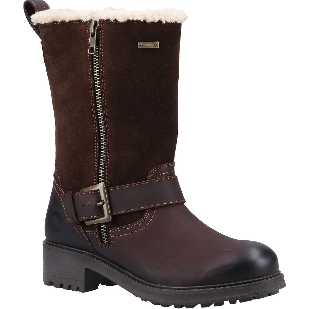 Cotswold Womens Alverton Leather Winter Boots UK Size 6 (EU 39)
