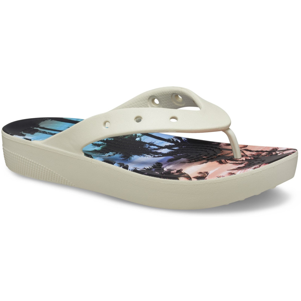 Crocs Womens Classic Summer Nostalgia Platform Flip Flop UK Size 8 (EU 42-43)