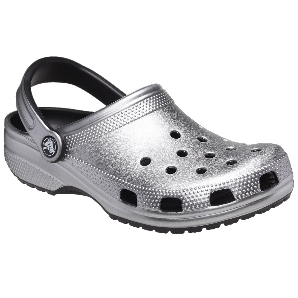Crocs Womens Classic Metallic Slip On Clogs Sandals UK Size 5 (EU 38-39)