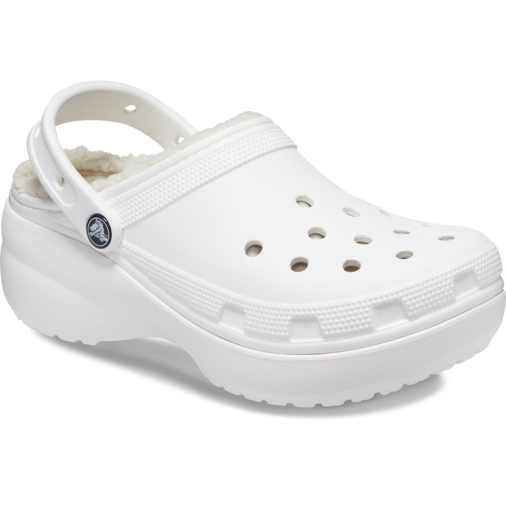 Crocs Womens Classic Platform Lined Winter Clogs Sandals UK Size 8 (EU 41-42)