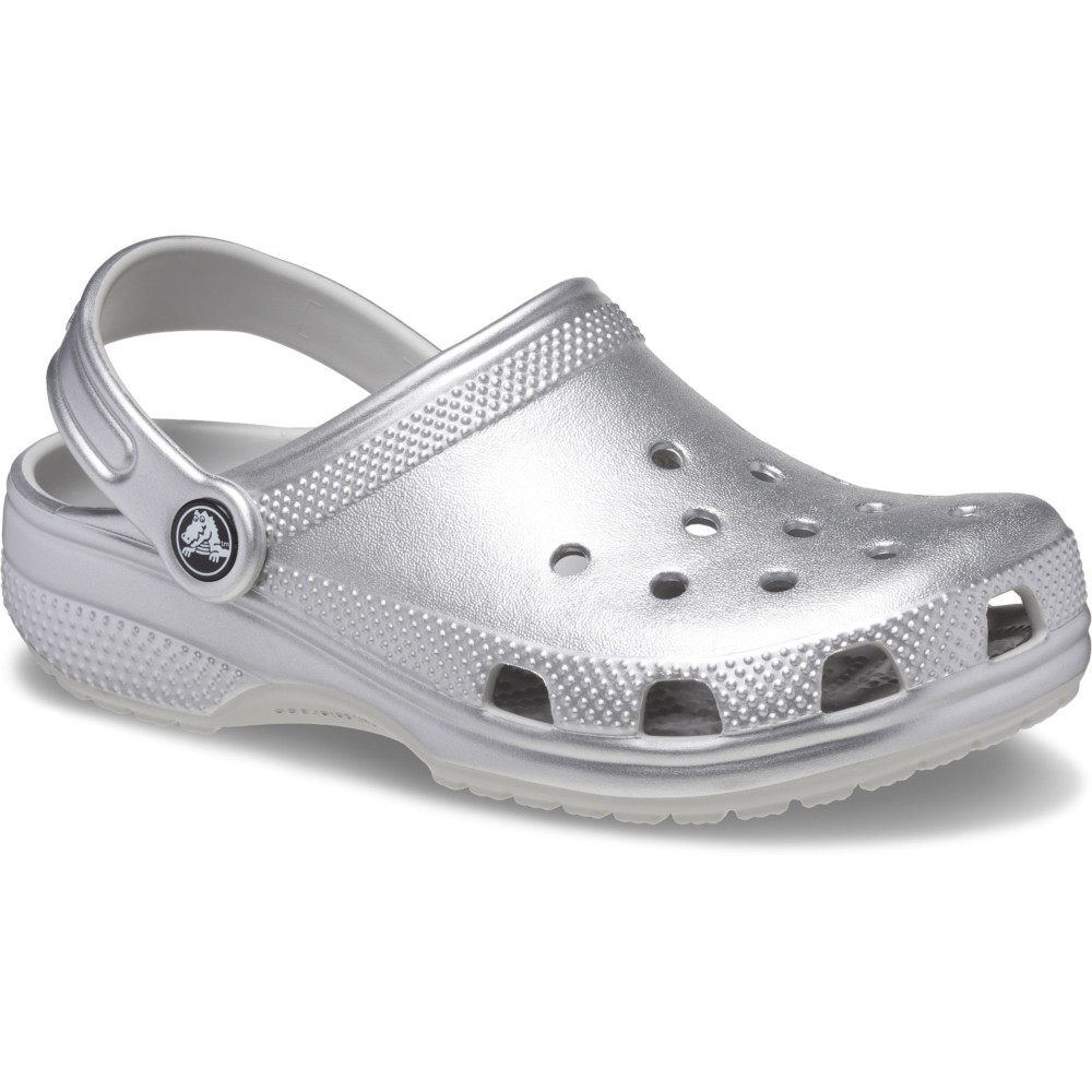 Crocs Girls Classic Metallic Slip On Clogs Sandals UK Size 1 (EU 32-33)