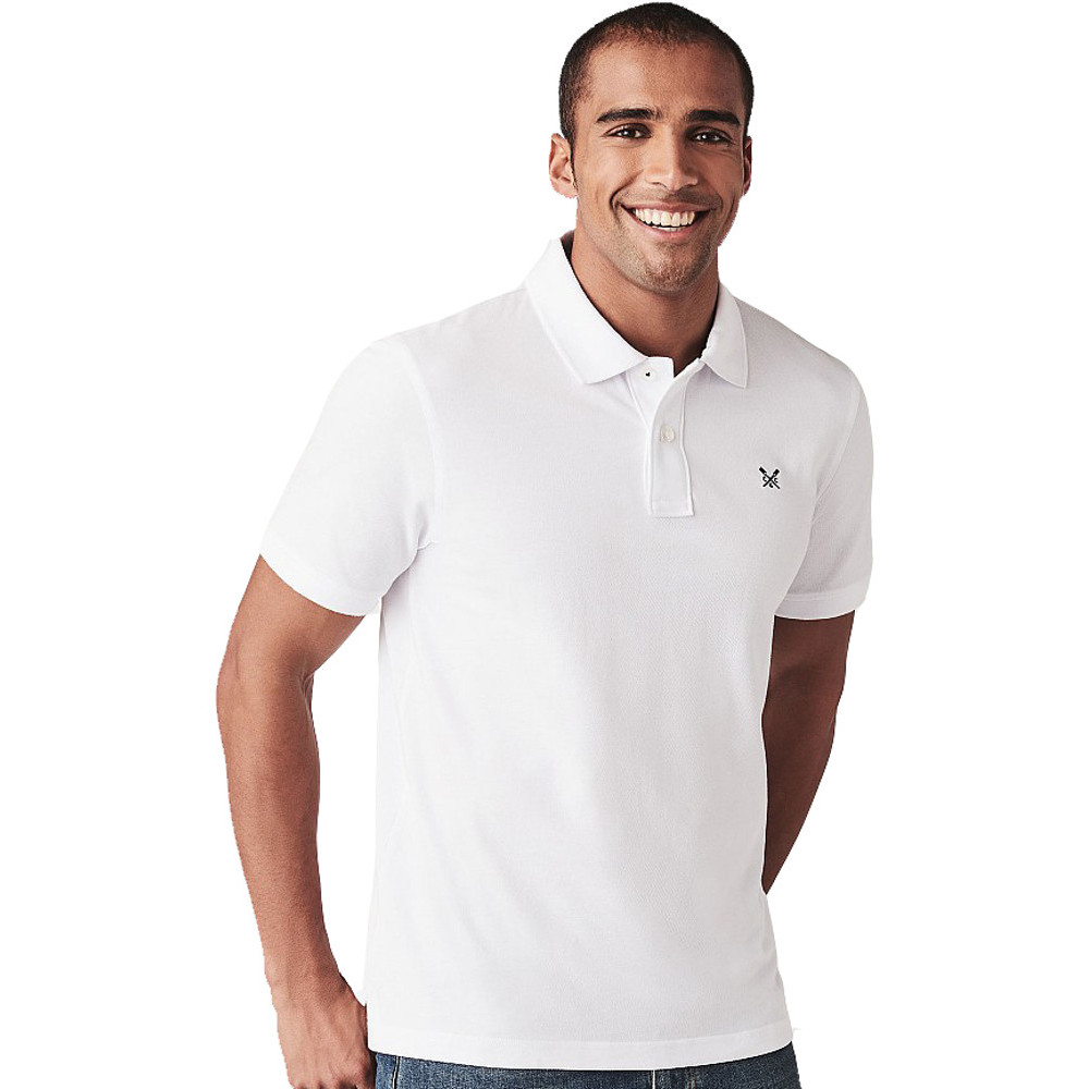 Crew Clothing Mens Classic Pique Classic Fit Polo Shirt S - Chest 38-39.5’