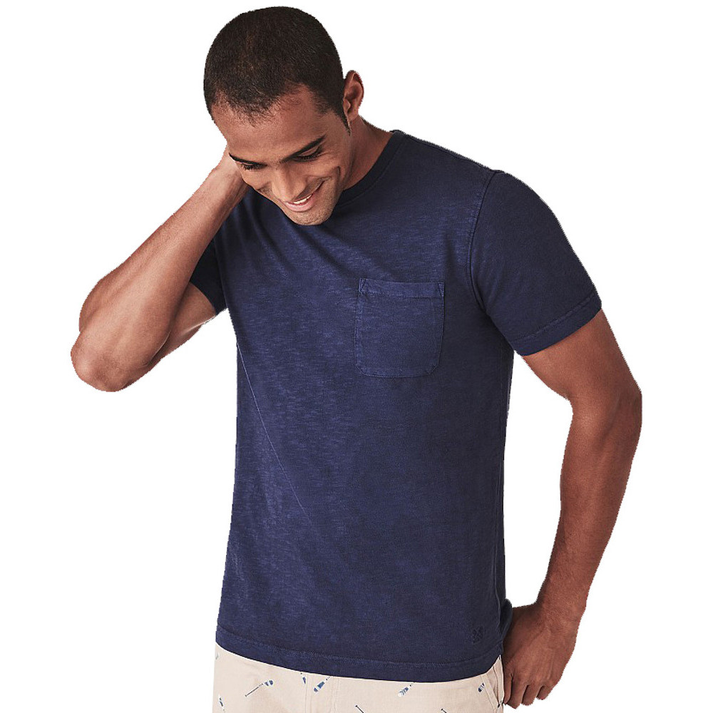 Crew Clothing Mens Garment Dye Cotton Crew Neck T Shirt S - Chest 38-39.5’
