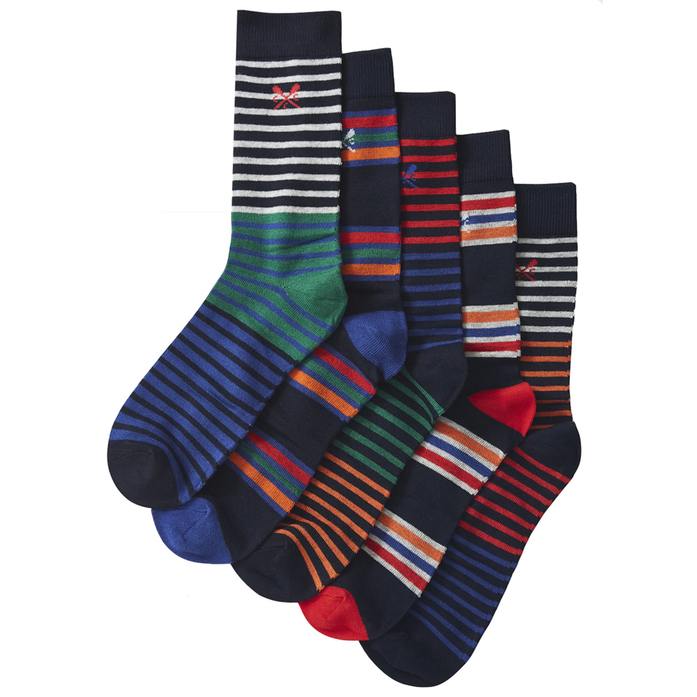 Product image of Crew Clothing Mens 5 Pk Bamboo Sock Boxed One Size