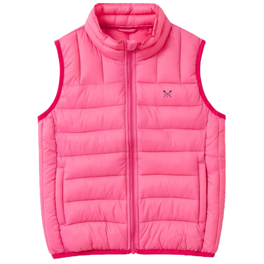Crew Clothing Girls Recycled Lightweight Padded Gilet Age 6-7- Chest 29’, (72cm)