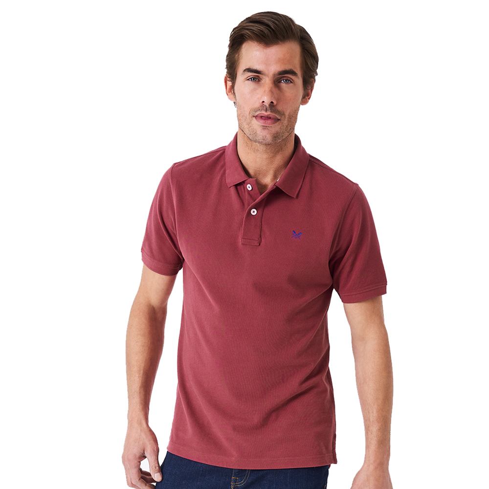 Crew Clothing Mens Ocean Collared Cotton Polo Shirt S - Chest 38-39.5’