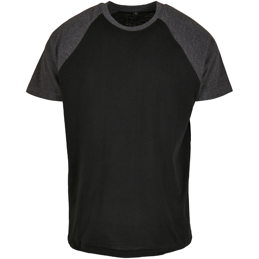 Cotton Addict Mens Raglan Contrast Short Sleeve T Shirt L - Chest 43’ (109.22cm)