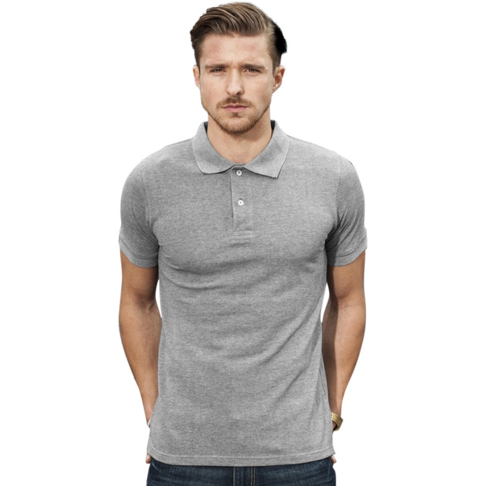 Cotton Addict Mens Pique Cotton Short Sleeve Polo Shirt S - Chest 36’ (91.44cm)
