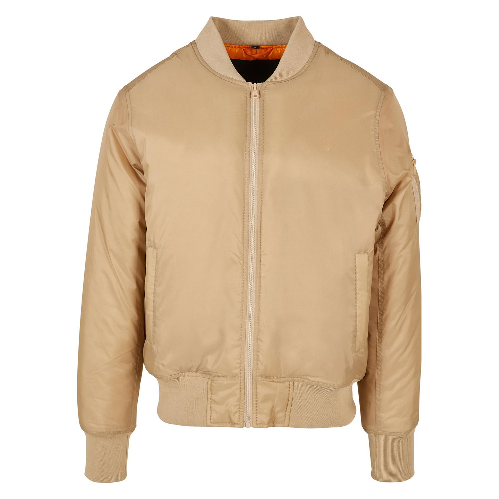 Cotton Addict Mens Contrast Zip Up Casual Bomber Jacket L - Chest 50’ (127cm)