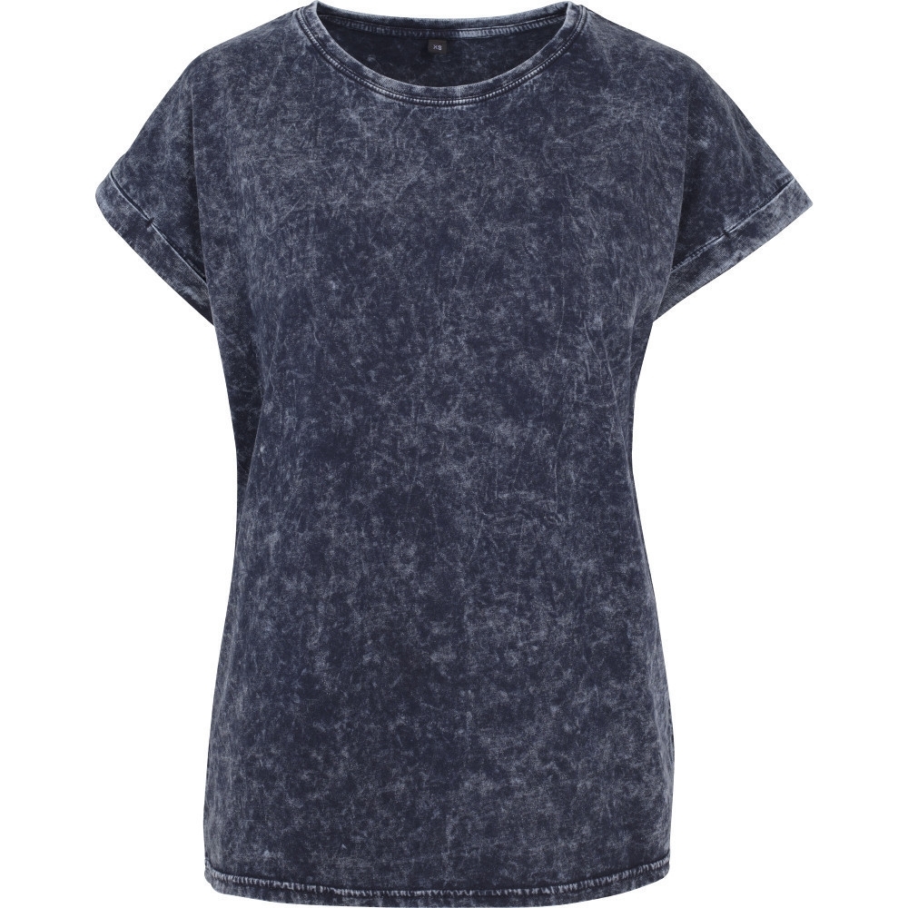 Cotton Addict Womens Acid Washed Short Sleeve T Shirt M - UK Size 12