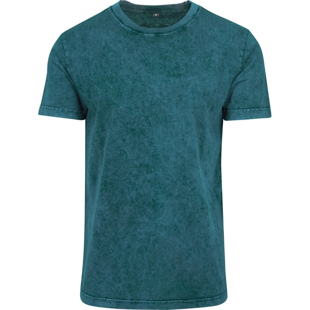 Cotton Addict Mens Acid Washed Short Sleeve Cotton T Shirt 2XL - Chest 48’ (121.92cm)