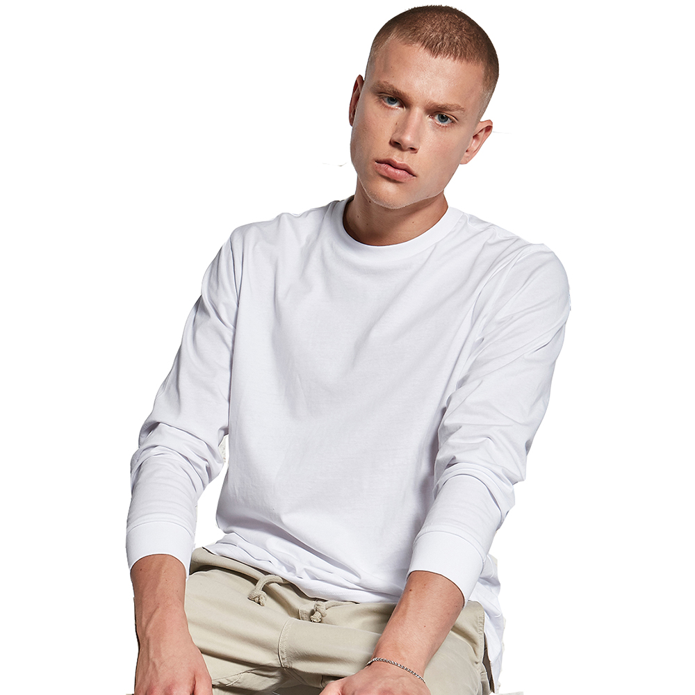 Cotton Addict Mens Organic Cotton Round Neck Long Sleeve Top XL- Chest 50’