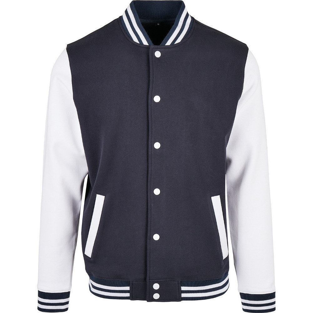 Cotton Addict Mens Basic College Buttoned Sports Jacket Medium- Chest 46’