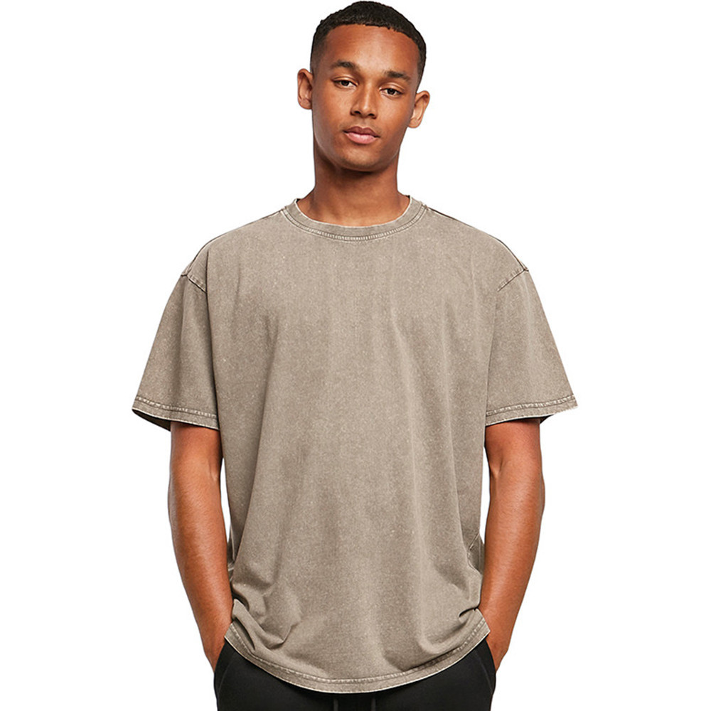 Cotton Addict Mens Acid Washed Heavy Oversized T Shirt XL- Chest 52’