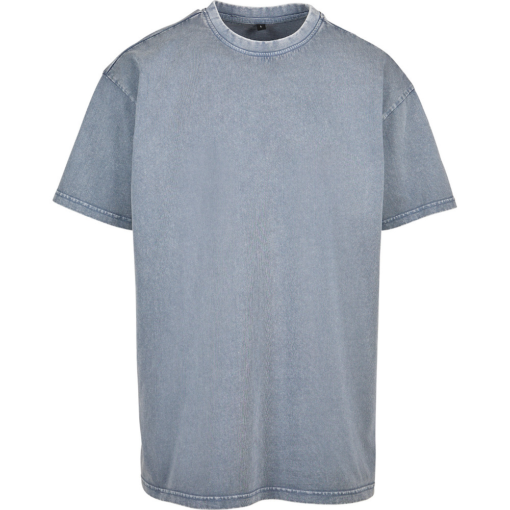 Cotton Addict Mens Acid Washed Heavy Oversized T Shirt 2XL- Chest 54’