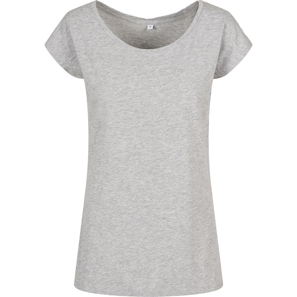 Cotton Addict Womens Cotton Wide Neck Casual T Shirt L- Bust 39"
