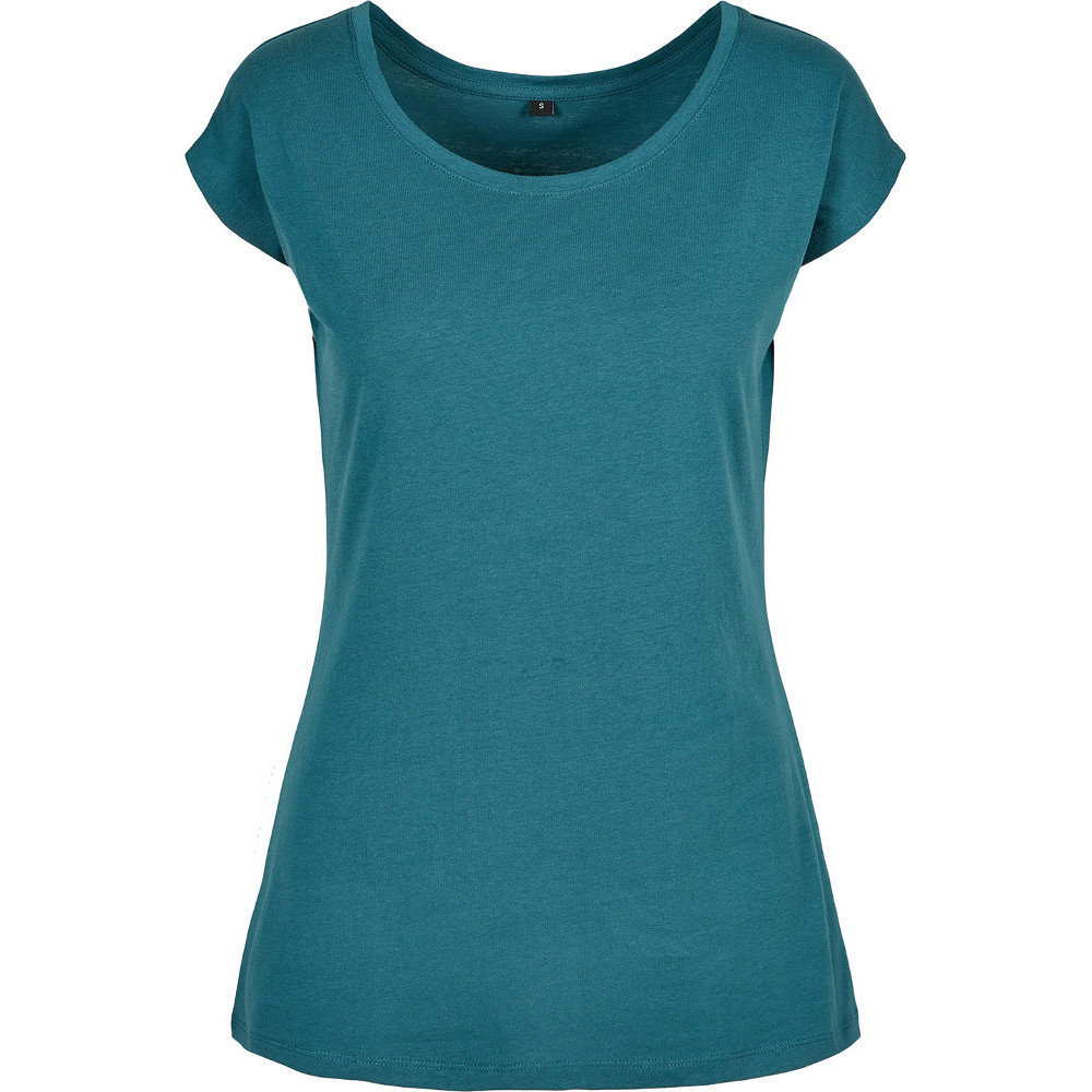 Cotton Addict Womens Cotton Wide Neck Casual T Shirt 5XL- Bust 53"