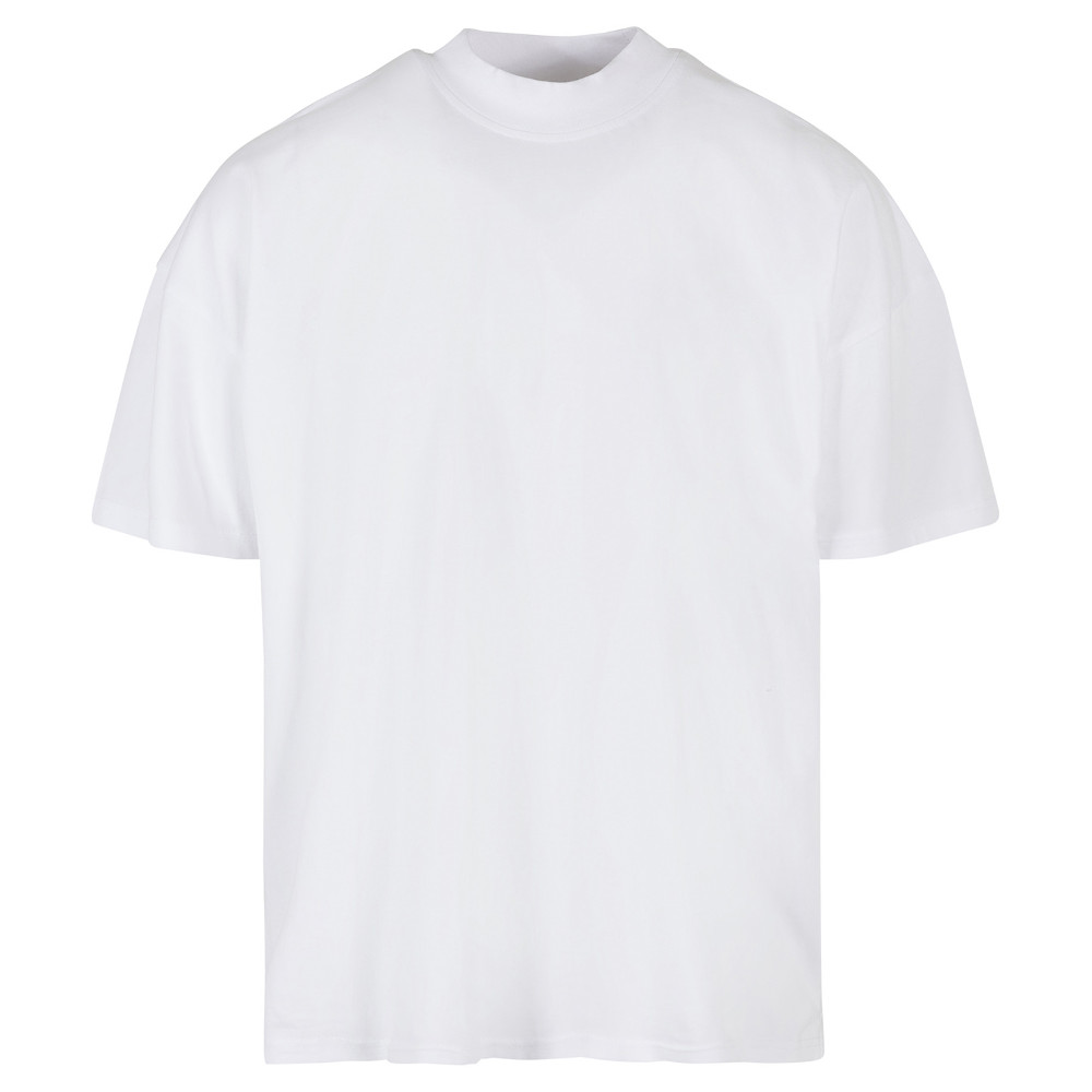 Cotton Addict Mens Oversized Mock Neck Short Sleeve T Shirt 4XL - Chest 66’