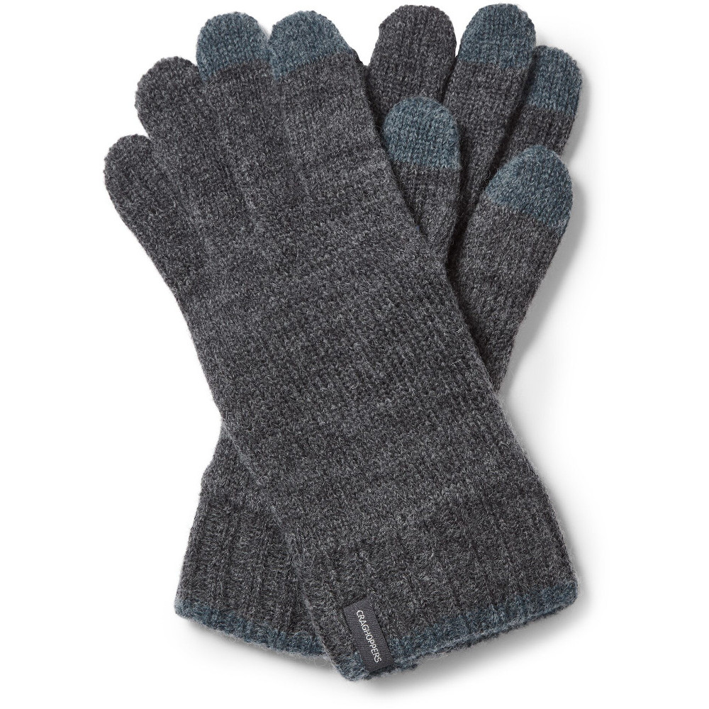 Product image of Craghoppers Mens Gallus Insulated Merino Knitted Gloves Small / Medium - Hand 17-18cm