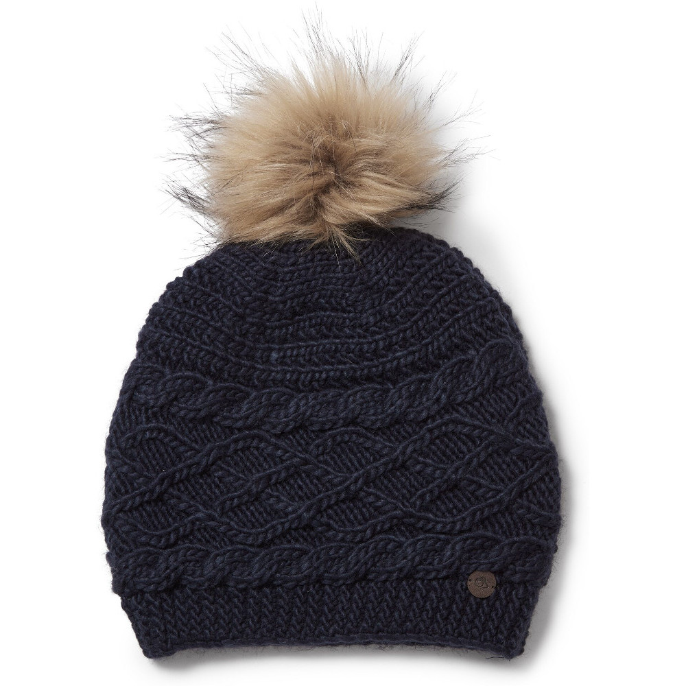 Product image of Craghoppers Womens Shanea Insulated Winter Bobble Hat Small / Medium (55-57cm)
