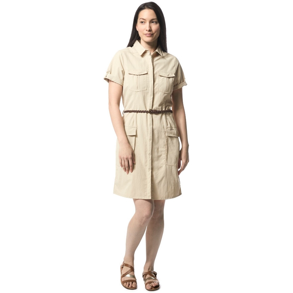 Craghoppers Womens Nosi Life Savannah Buttoned Summer Dress 12 - Bust 36’ (91cm)