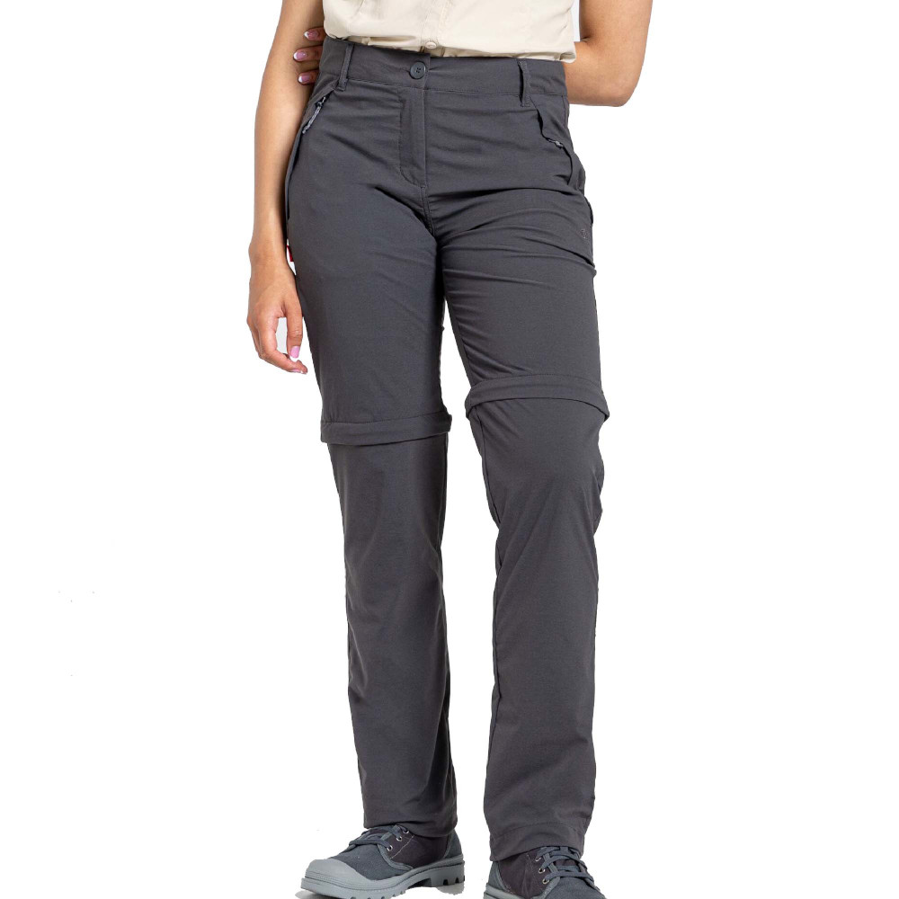 Craghoppers Womens NosiLife Pro Convertible Walking Trousers 20L - Waist 36’ (91cm), Inside Leg 33’