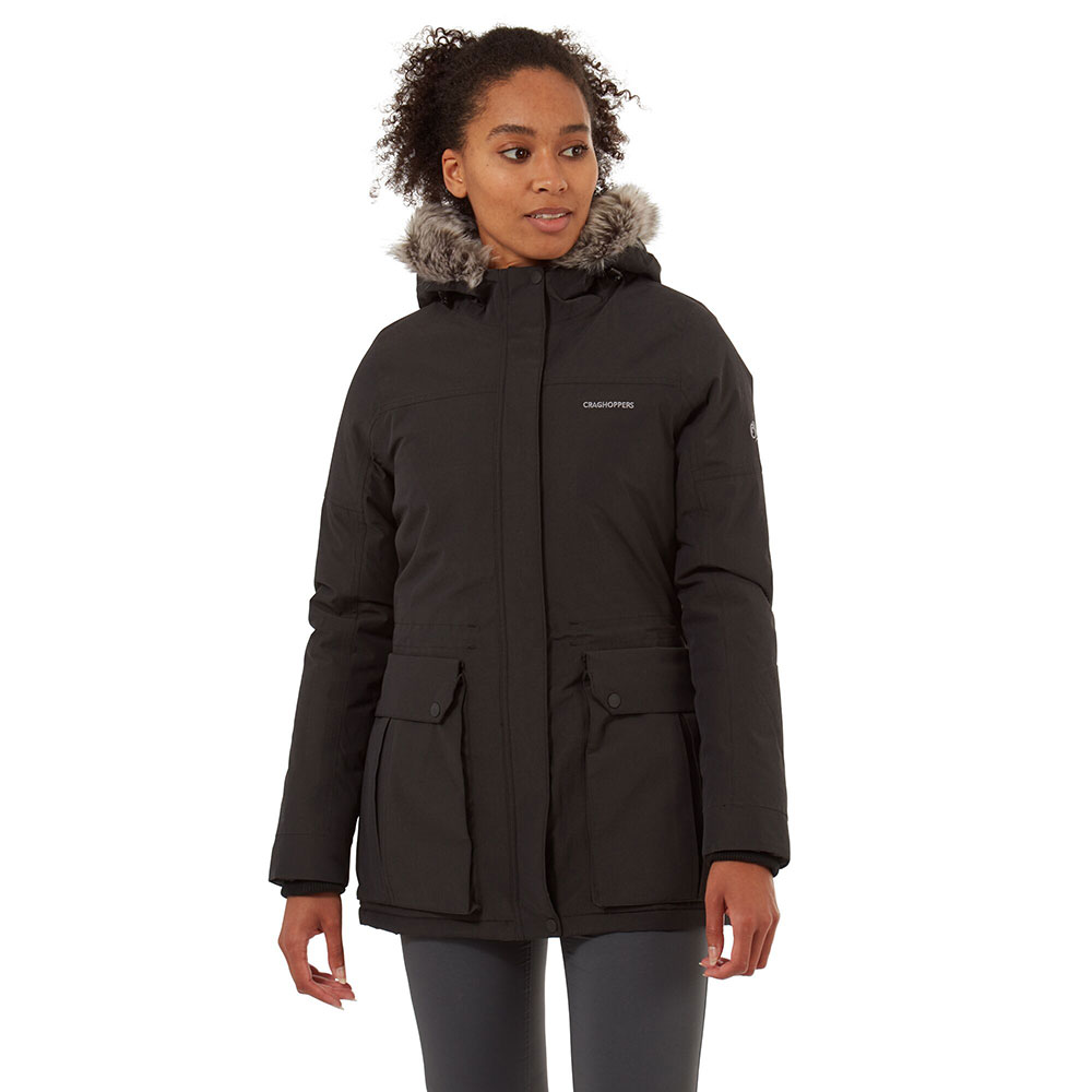 Craghoppers Womens Elison Waterproof Insulated Parka Coat 14 - Bust 38' (97cm)