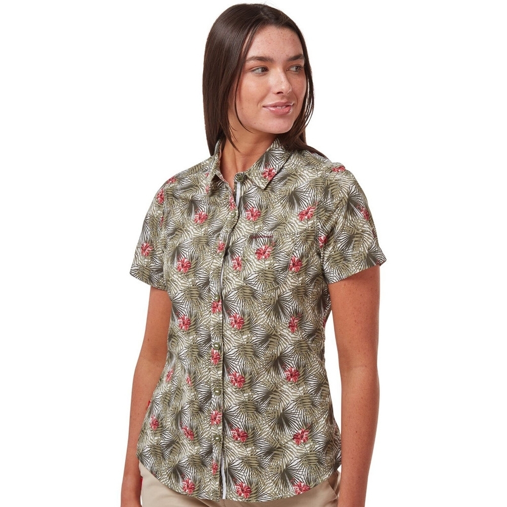 Product image of Craghoppers Womens NosiLife Vanna Short Sleeve Shirt 14 - Bust 38' (97cm)