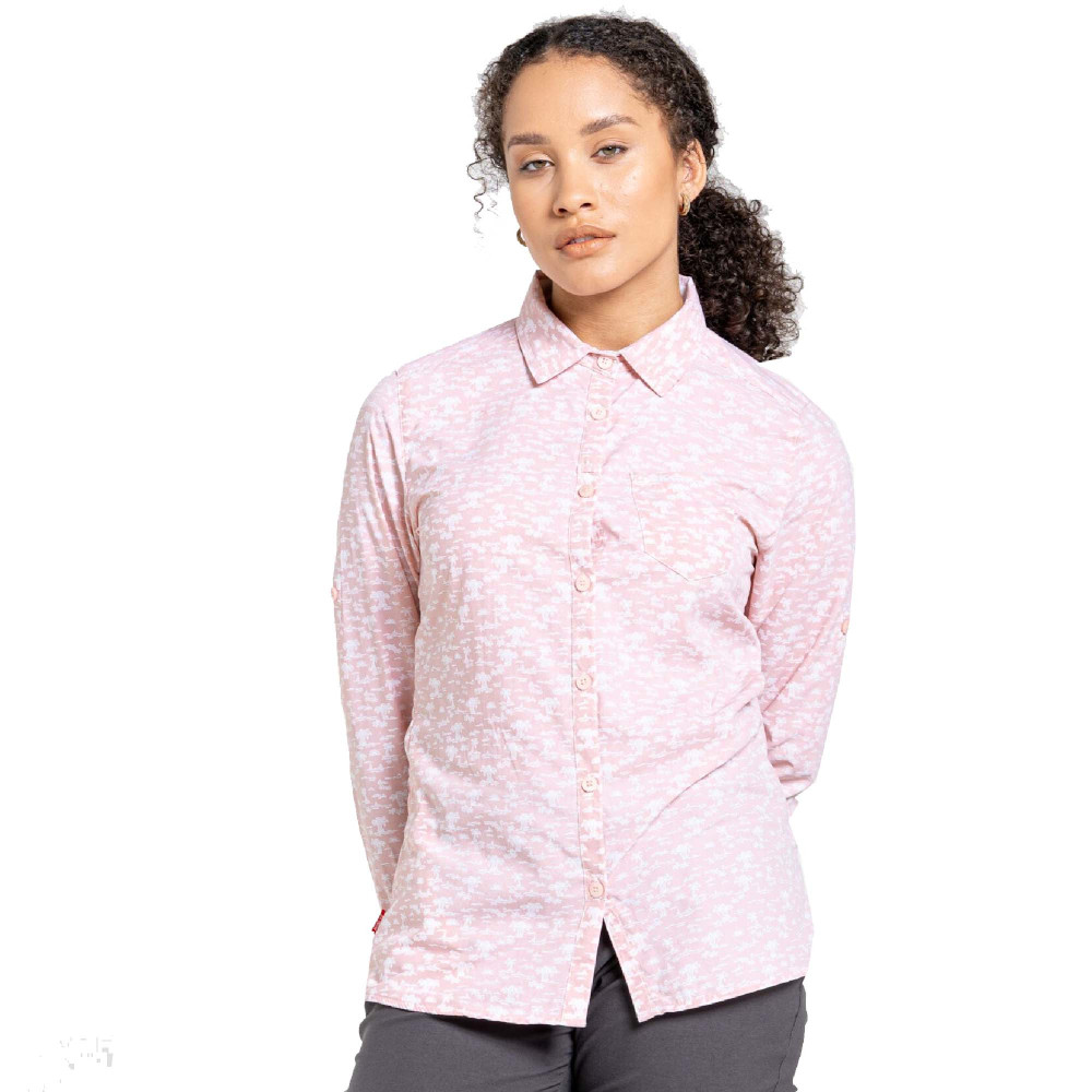 Craghoppers Womens NosiLife Callo Long Sleeve Shirt 10 - Bust 34’ (86cm)