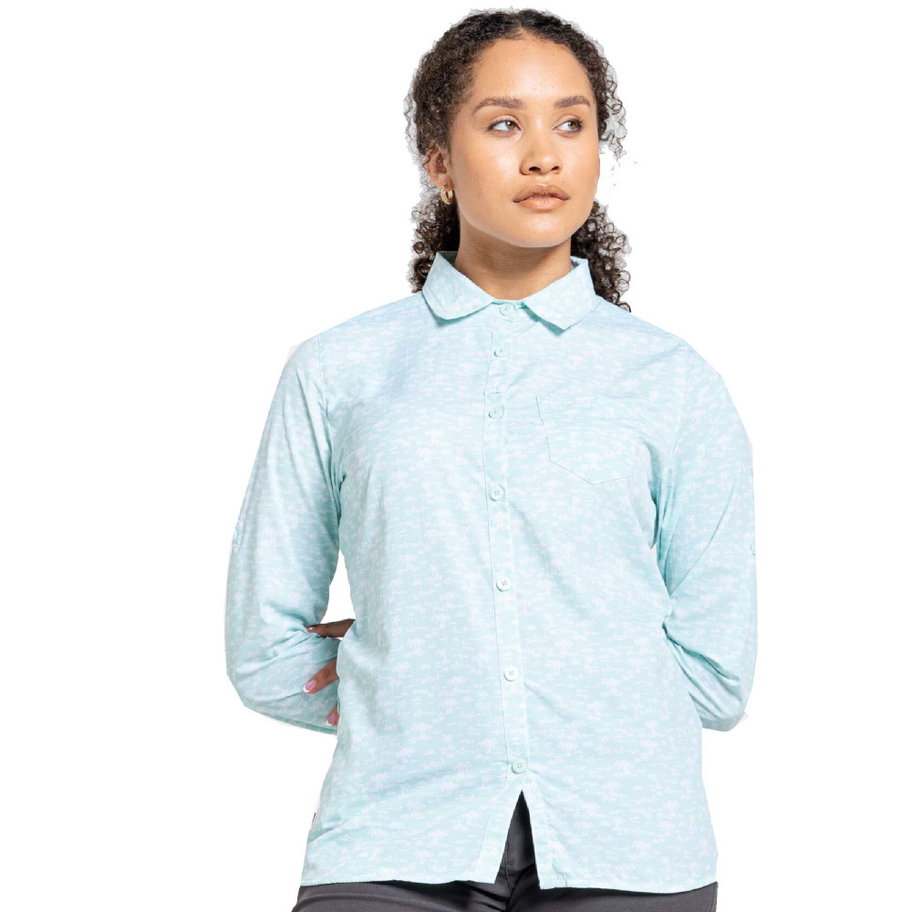 Craghoppers Womens NosiLife Callo Long Sleeve Shirt 8 - Bust 32’ (81cm)