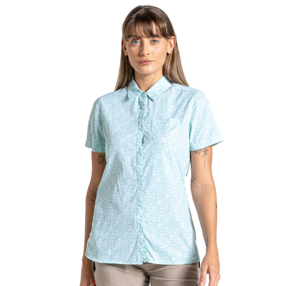Craghoppers Womens NosiLife Tillia Short Sleeve Shirt 12 - Bust 36’ (91cm)