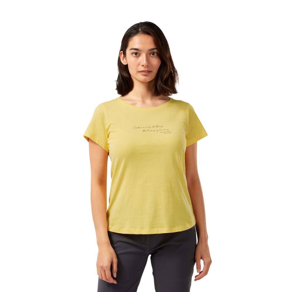 Product image of Craghoppers Womens Miri Short Sleeve Cotton Graphic T Shirt 12 - Bust 36' (91cm)