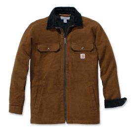 Carhartt Mens Pawnee Zip Cotton Water Repellent Shirt Jacket