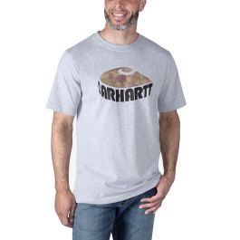 Carhartt Mens Short Sleeve Camo C Graphic T Shirt | Outdoor Look