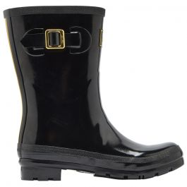 Joules Womens Kelly Gloss Mid Height Wellington Boots Outdoor Look