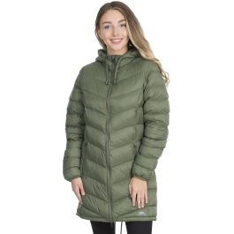 Trespass womens rianna padded hooded deals long jacket black