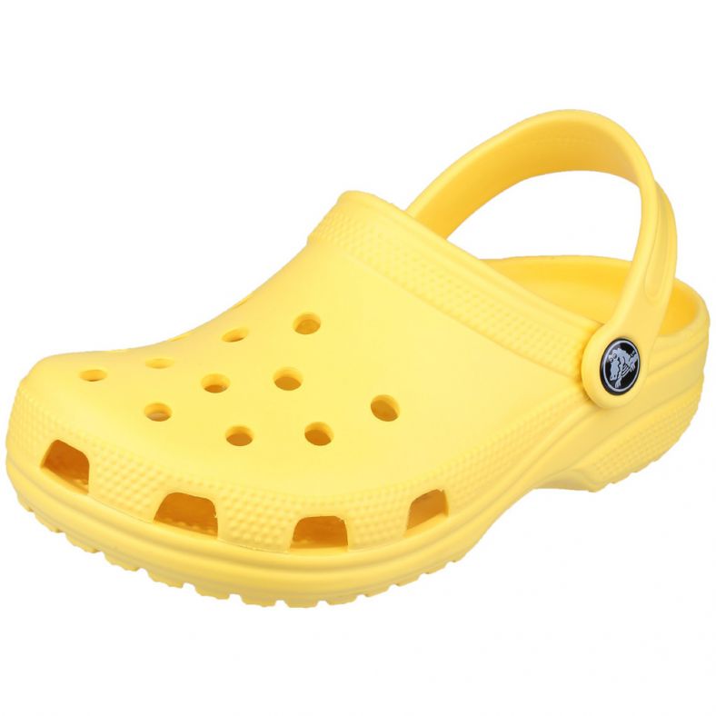 girls yellow crocs
