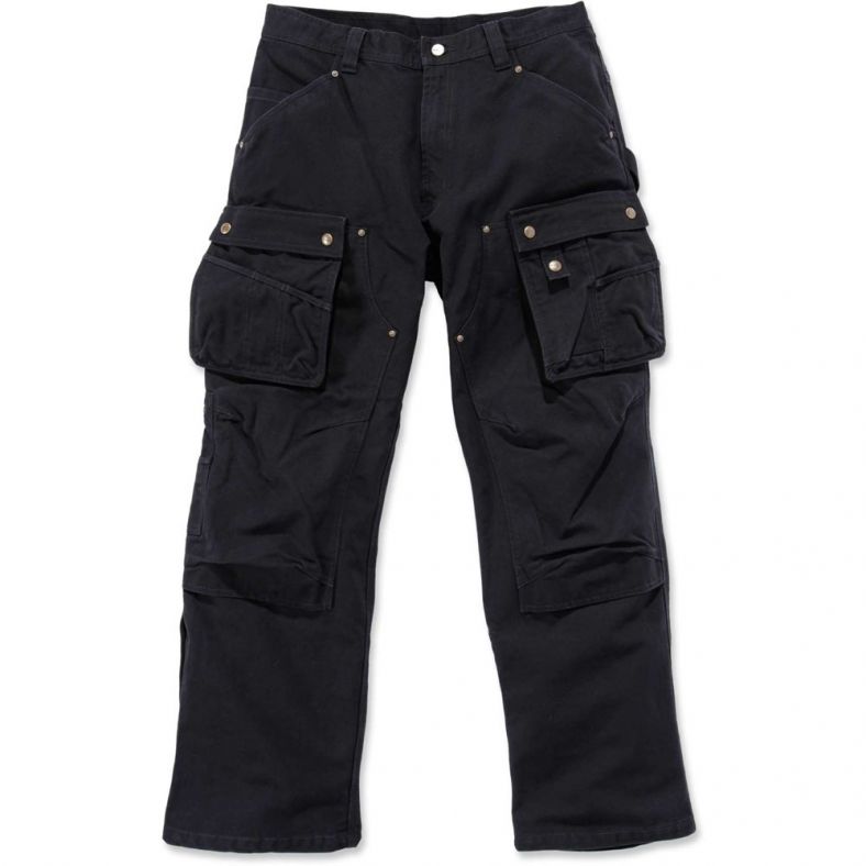 Carhartt Mens Durable Duck Multi Pocket Tech Cargo Pants Trousers ...
