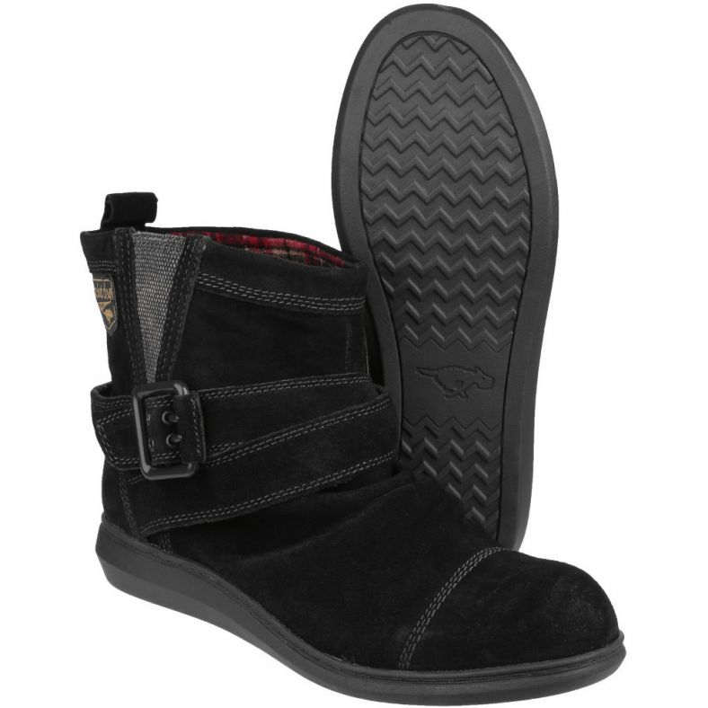 WomensLadies Mint Suede Fabric Loop WomensLadies Mint Pull On Ankle Boots