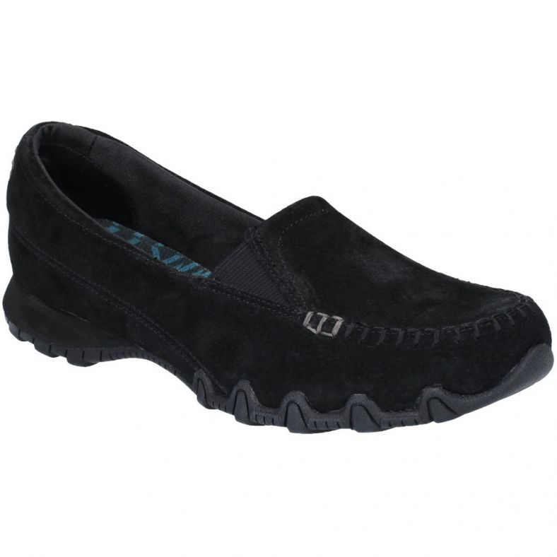skechers leather loafers womens