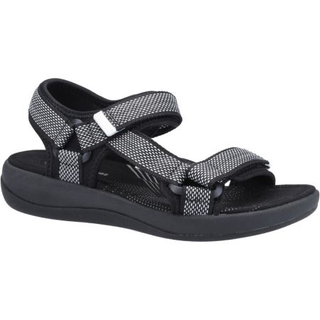 black walking sandals