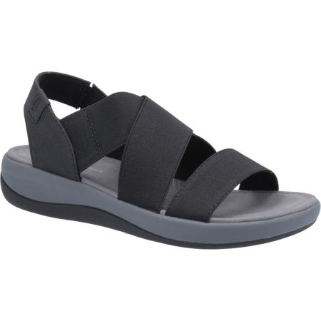 black walking sandals